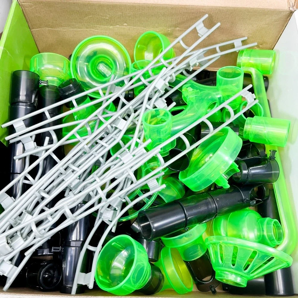 Marble Genius Marble Rails Super Set 170‎ Piece + 27 marbles - Marble Run